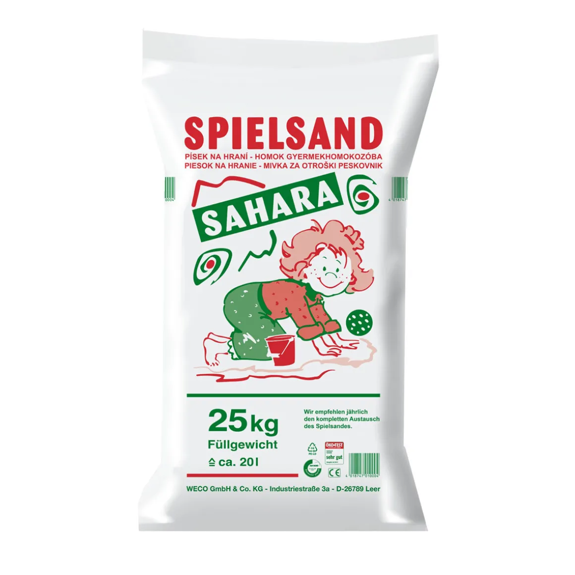 Spielsand Sahara 25 kg