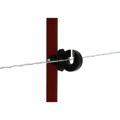 Splint-Isolator für Winkelstahlpfahl schwarz 25 Stück