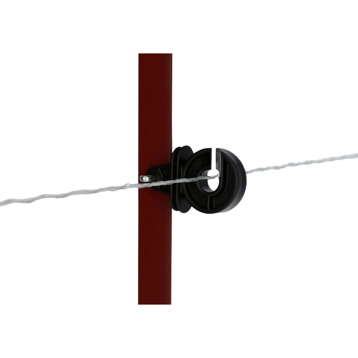 Splint-Isolator für Winkelstahlpfahl schwarz 25 Stück
