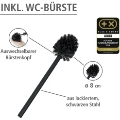 Stand WC-Garnitur Rivalta, schwarz