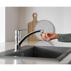 Start SP-Armatur Messing chromschwenkbar, Grohe Zero-Technologie