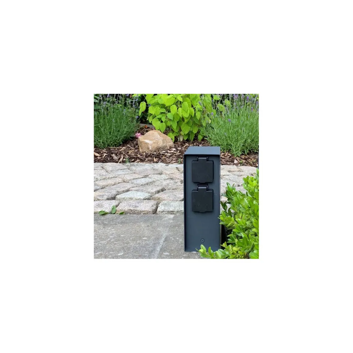 Steckdosensäule ORIO 4 fach IP44