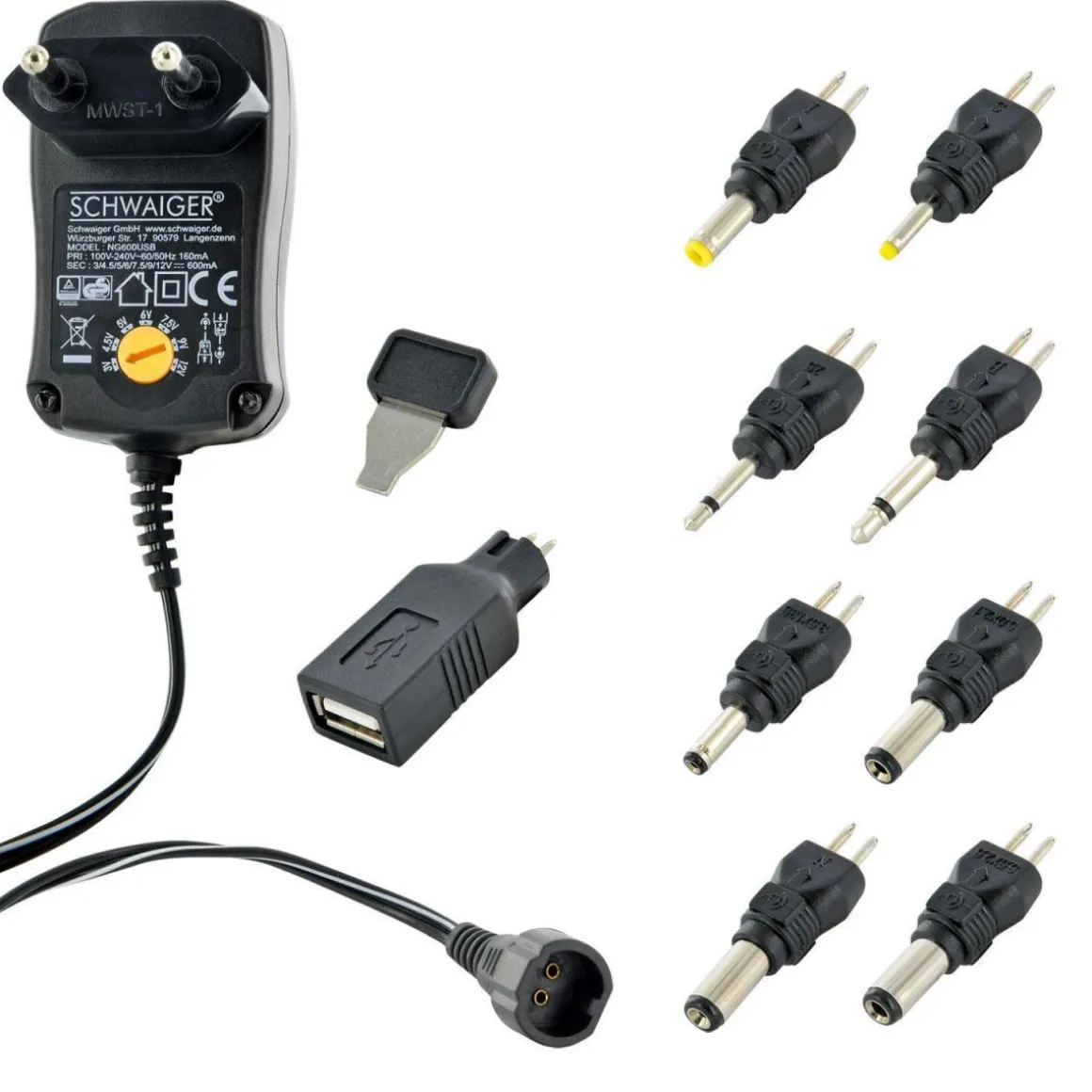 STECKER-NETZGERAET 600MA