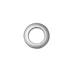 Stoffoese 46/28 mm silber matt 10er