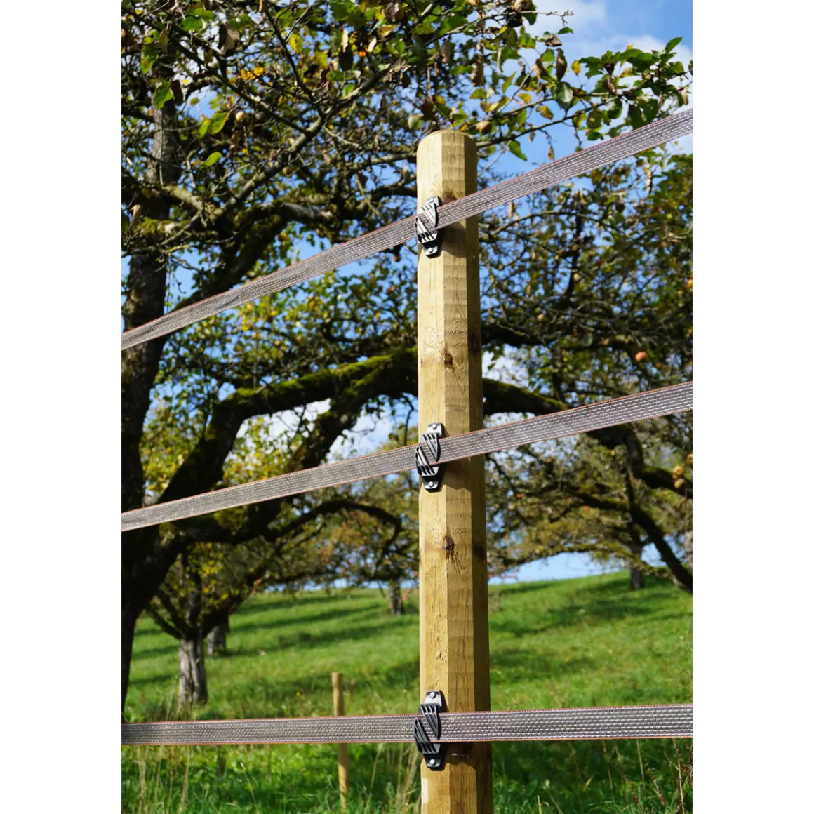 Streckenpfahl Octo Wood 6 x 200 cm braun