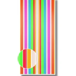 Streifenvorhang aus PE Folie bunt