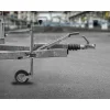 Stuetzrad mit Kurbel 48 mm, Vollgummirad