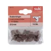 Suki Bodenträger Kunststoff Durchmesser 0,6 x 0,8 cm braun 16 Stück