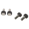 Suki Bodenträger Metall Durchmesser 0,5 x 0,8 cm schwarz 8 Stück