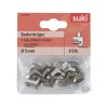 Suki Bodenträger Stahl Durchmesser 0,5 x 0,6 cm vernickelt 8 Stück