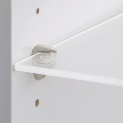 Suki Bodenträger Stahl Durchmesser 0,5 x 0,5 cm vernickelt 4 Stück