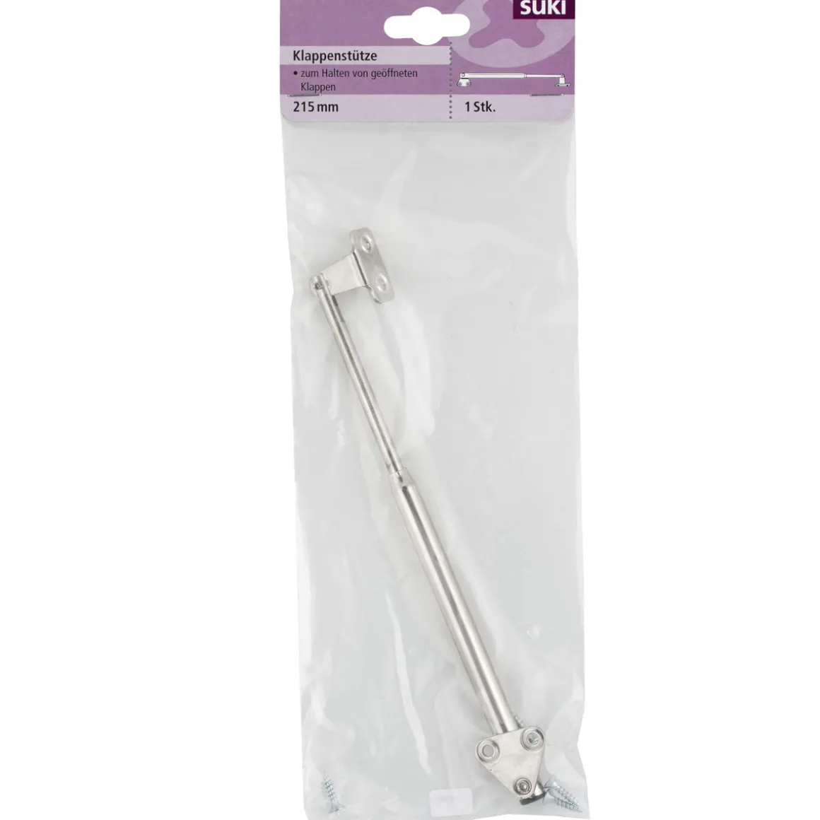 Suki Klappenstütze 21,5 cm vernickelt