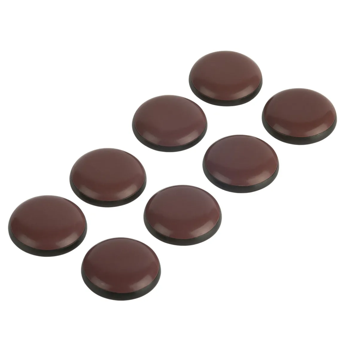 Suki Universalgleiter Easy Glider klebend Durchmesser 2,5 cm braun 8 Stück