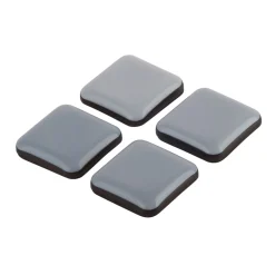 Suki Universalgleiter Easy Glider klebend 2,5 x 2,5 cm grau 8 Stück