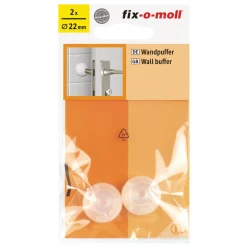 Suki Wandpuffer-Set klebend 2,2 cm transparent 2 Stück