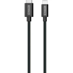 Sync u.Ladekabel Typ Apple lightning aufC 0,5m schwarz
