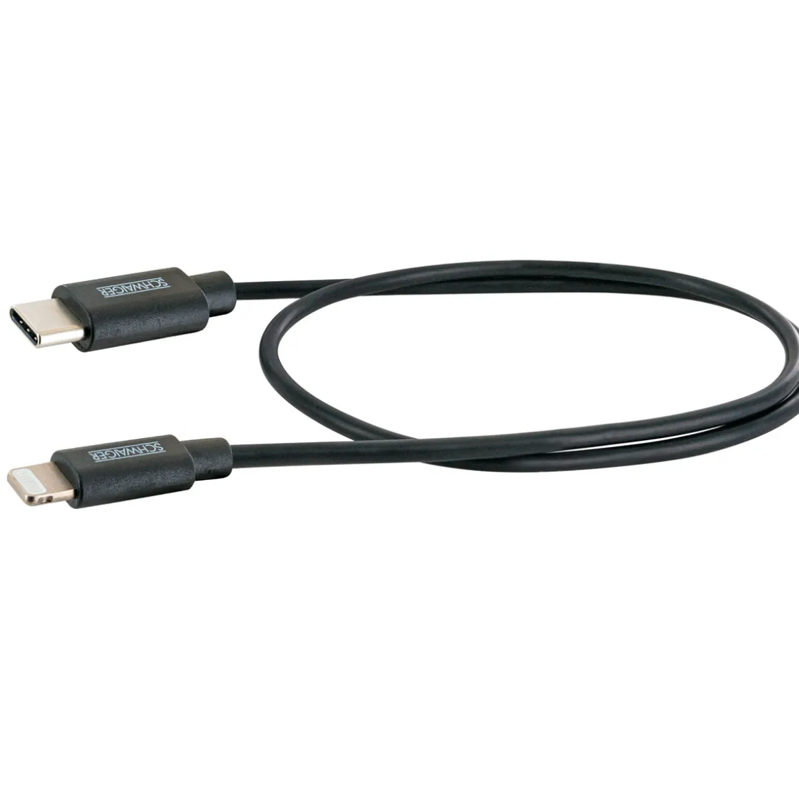Sync u.Ladekabel Typ Apple lightning aufC 0,5m schwarz