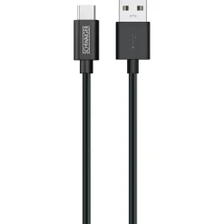 Sync u. Ladekabel Typ C auf A 2,0mschwarz