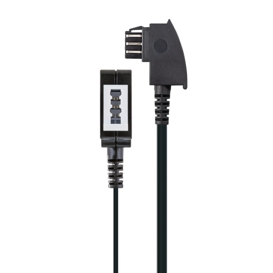 Telefon-Verlaengerung 6m schwarzTAE-U-St.TAE-U-Ku