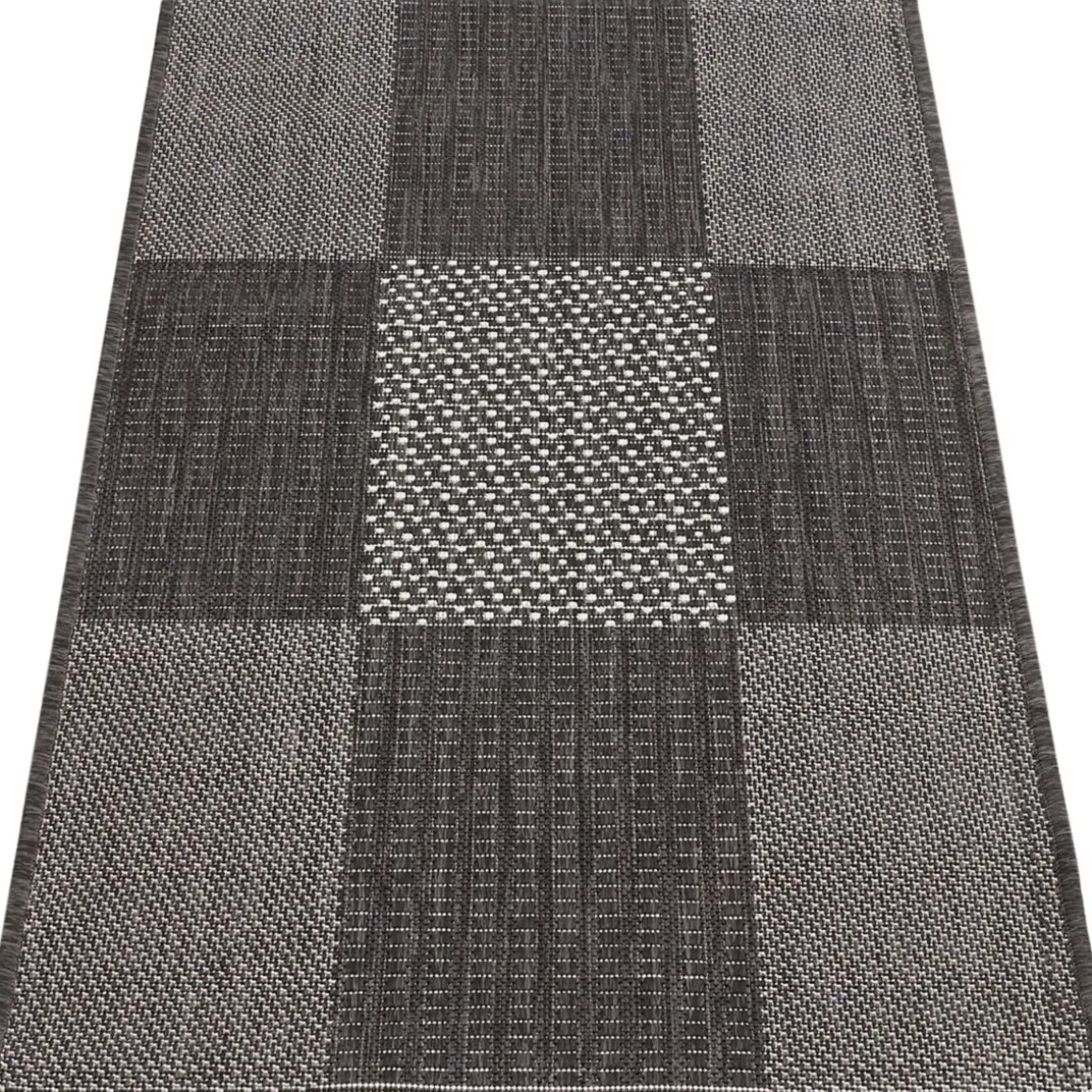 Teppich Arizona 67x140cm kariertanthrazit 972-81