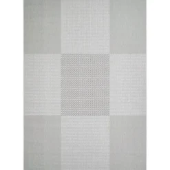 Teppich Arizona 160x230cm kariert grau972-18