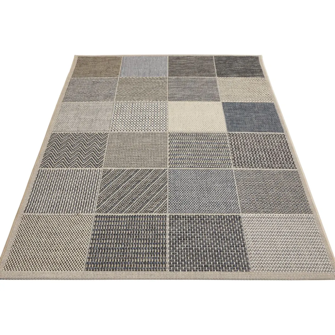 Teppich Clyde 160x230cm beige-blau