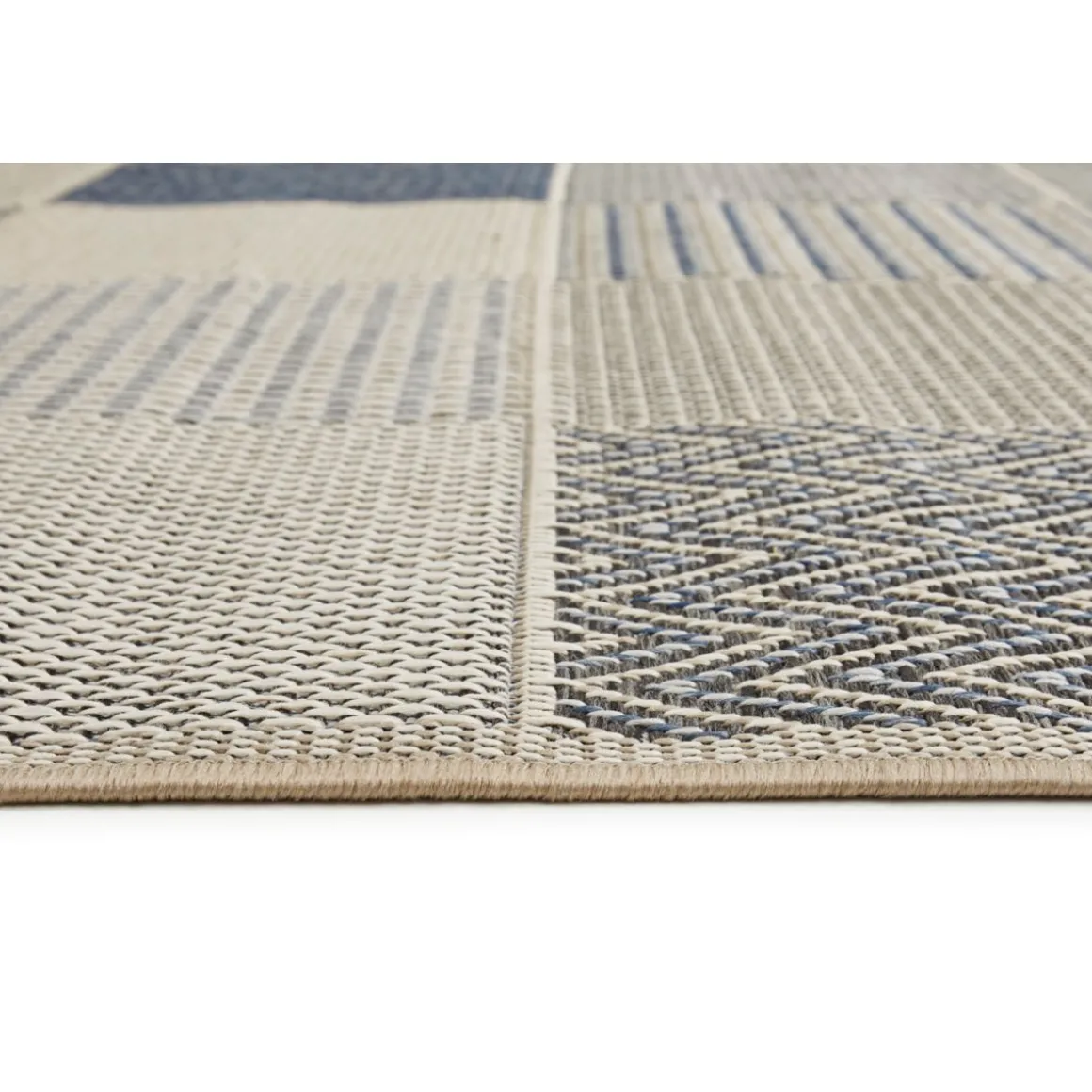 Teppich Clyde 67x120cm beige-blau