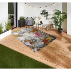 Teppich Portland 120x170cm grau-multi