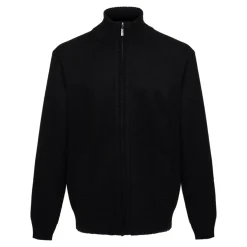 Terrax Workwear Strickjacke Herren Sschwarz melange 3XL