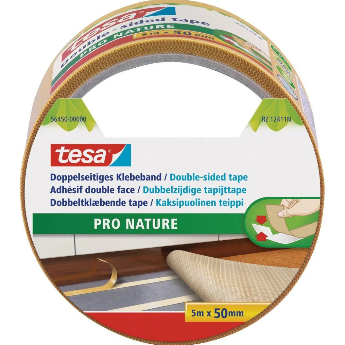 Tesa Doppelseitiges Klebeband Eco Fixation 5m x 50 mm