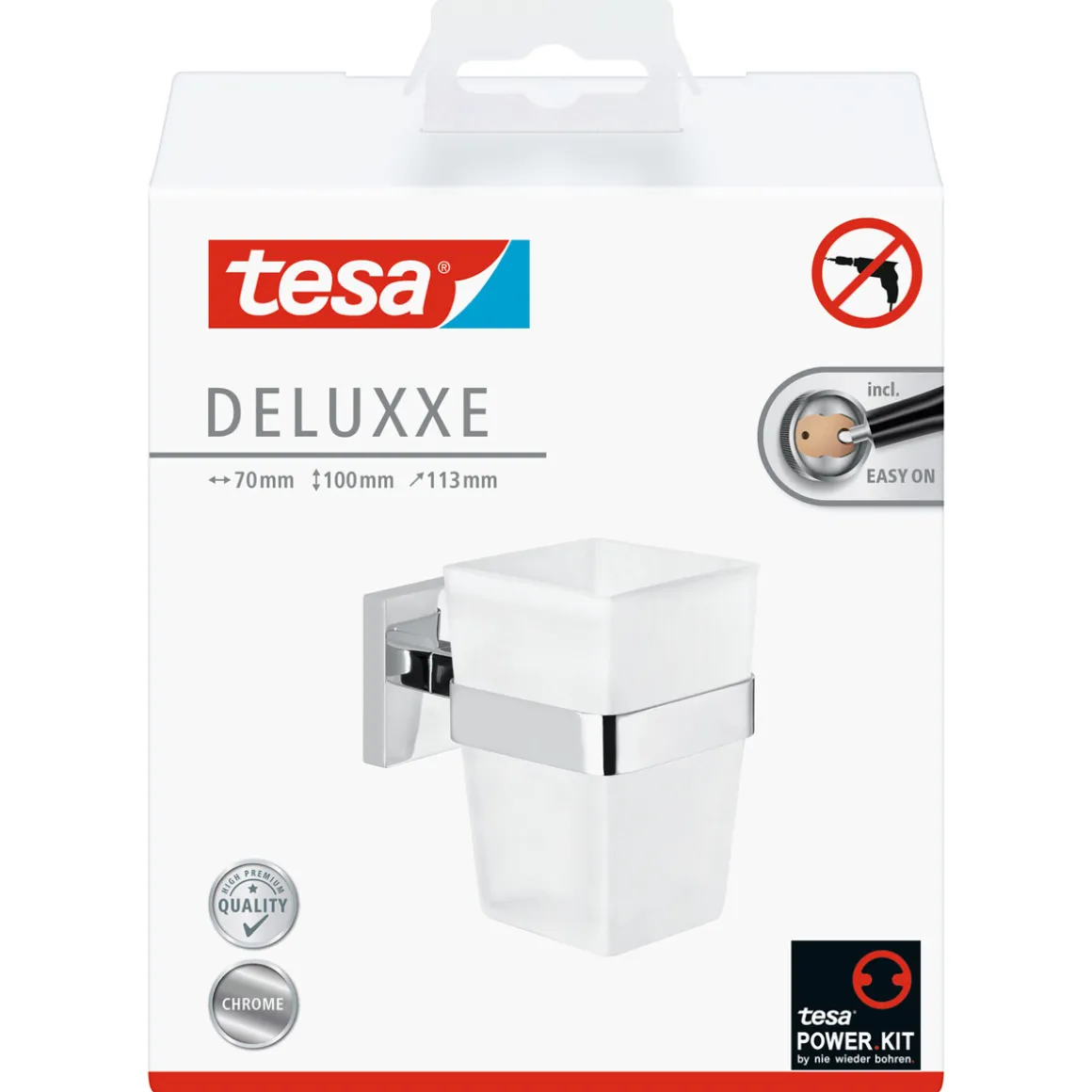 Tesa Mundglashalter Deluxxe