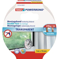 Tesa Powerbond Transparent 5mx19 mm