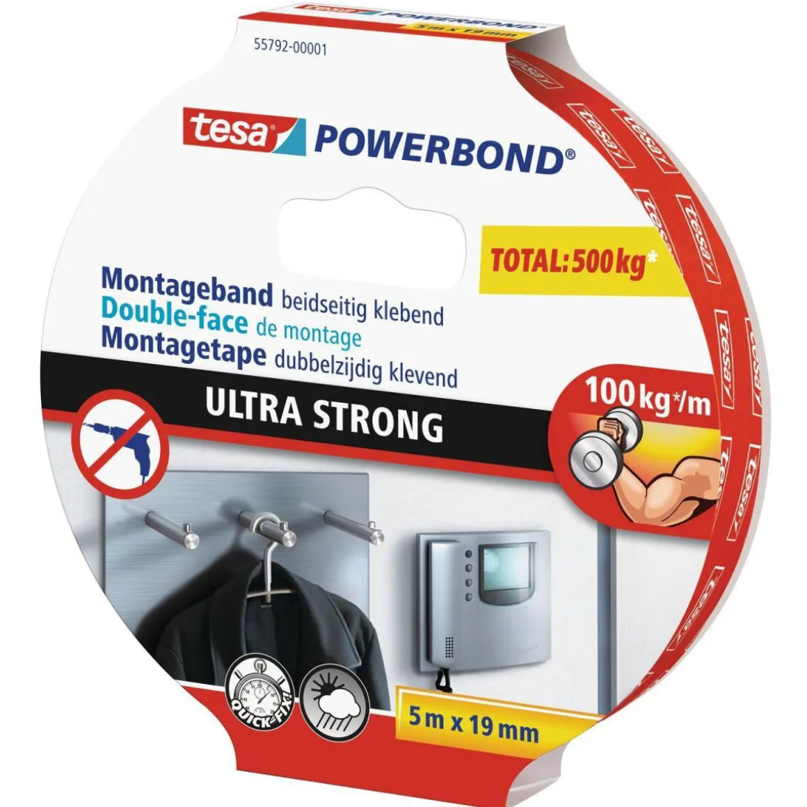 Tesa Powerbond Ultra Strong 5mx19 mm