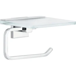 Tesa Toilettenrollenhalter mit Ablage Deluxxe