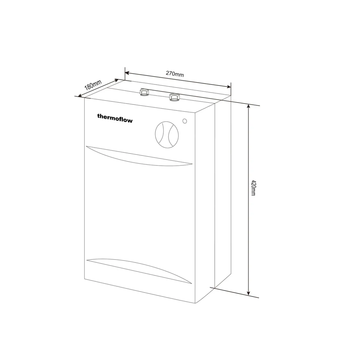 Thermoflow-Set OT5 mit Armatur Qmix 10