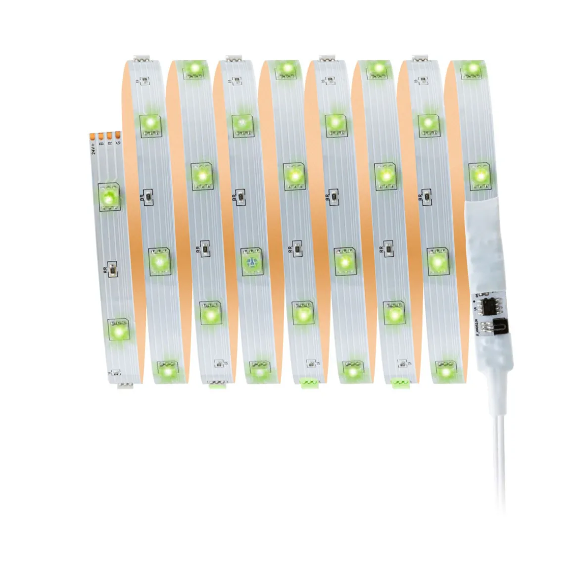 TIP LED Stripe Komplett Set 3m RGB IP208W 230/24V weiss
