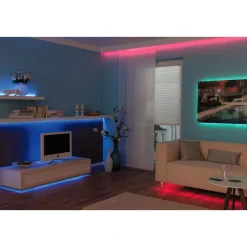 TIP LED Stripe Komplett Set 3m RGB IP208W 230/24V weiss
