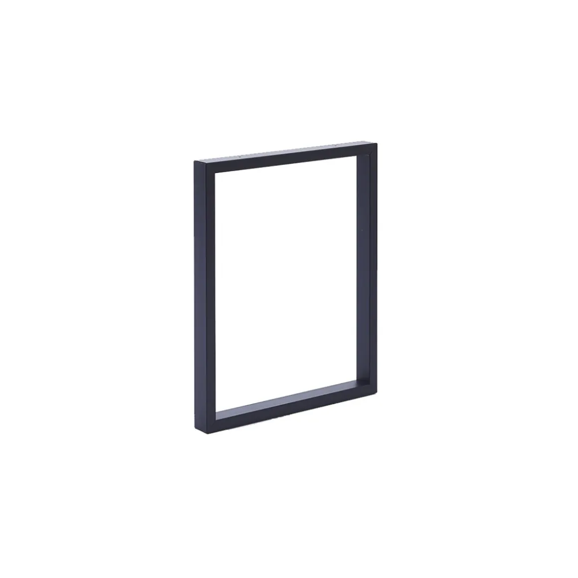 Tischbein Rechteck schwarz matt 71 x 59 x 3 cm