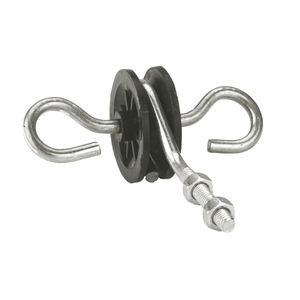 Togriffisolator M6 schwarz 10 Stück