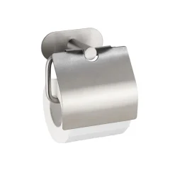 Toilettenpapierhalter mit Deckel OreaMatt Turbo-Lock Edelstahl