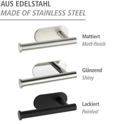 Toilettenpapierhalter Orea MattTurbo-Lock Edelstahl