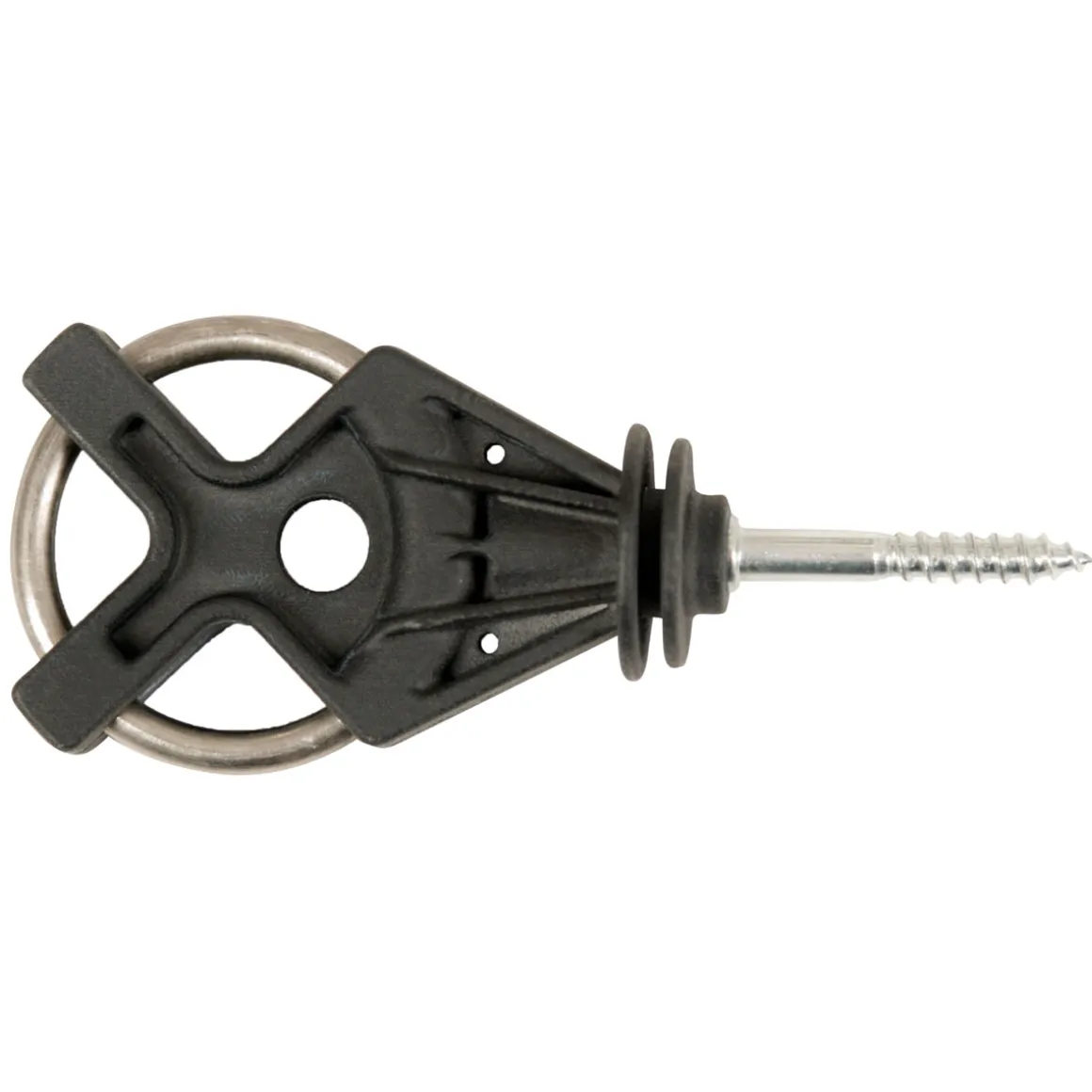 Torisolator X3 Durchmesser 6 mm verzinkt schwarz 10 Stück