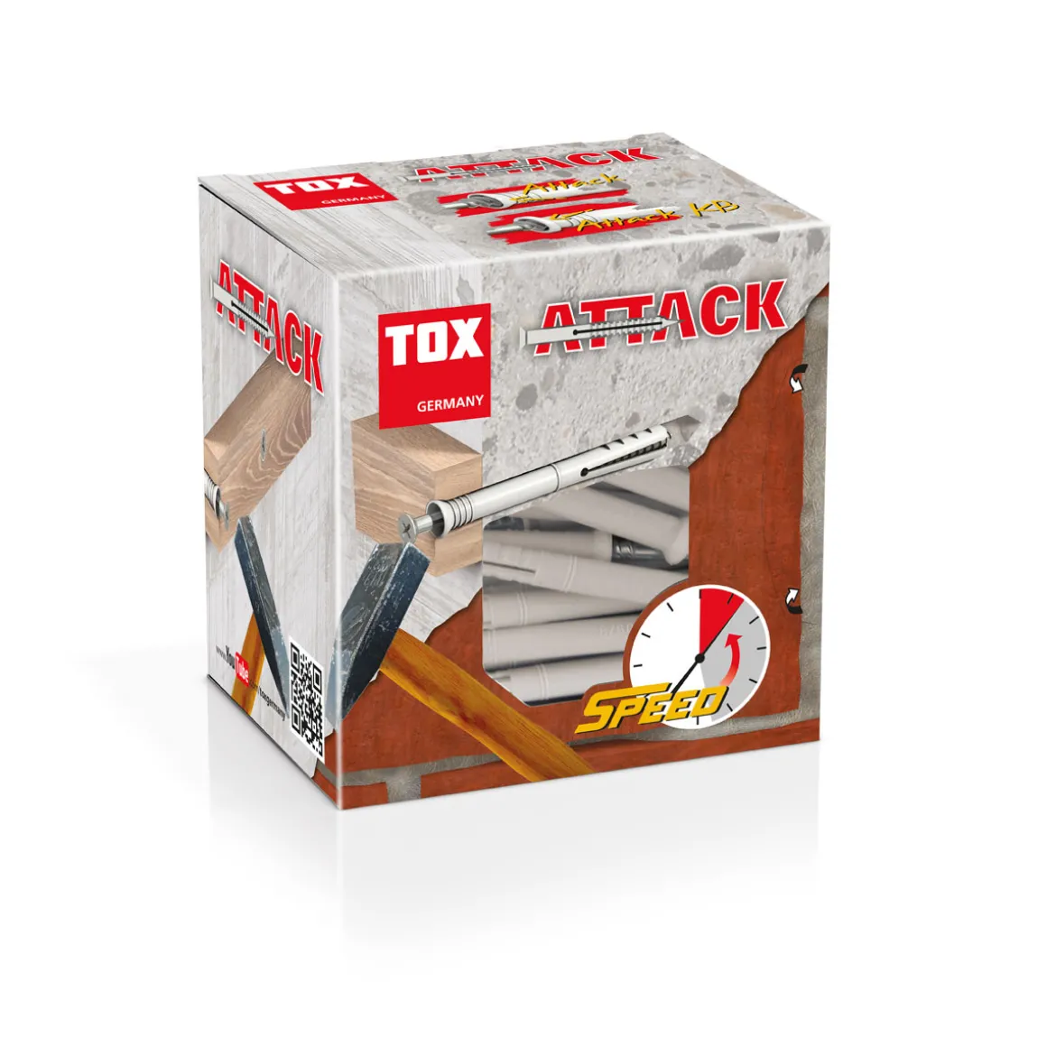 TOX Nageldübel Attack 8/100 50 Stück