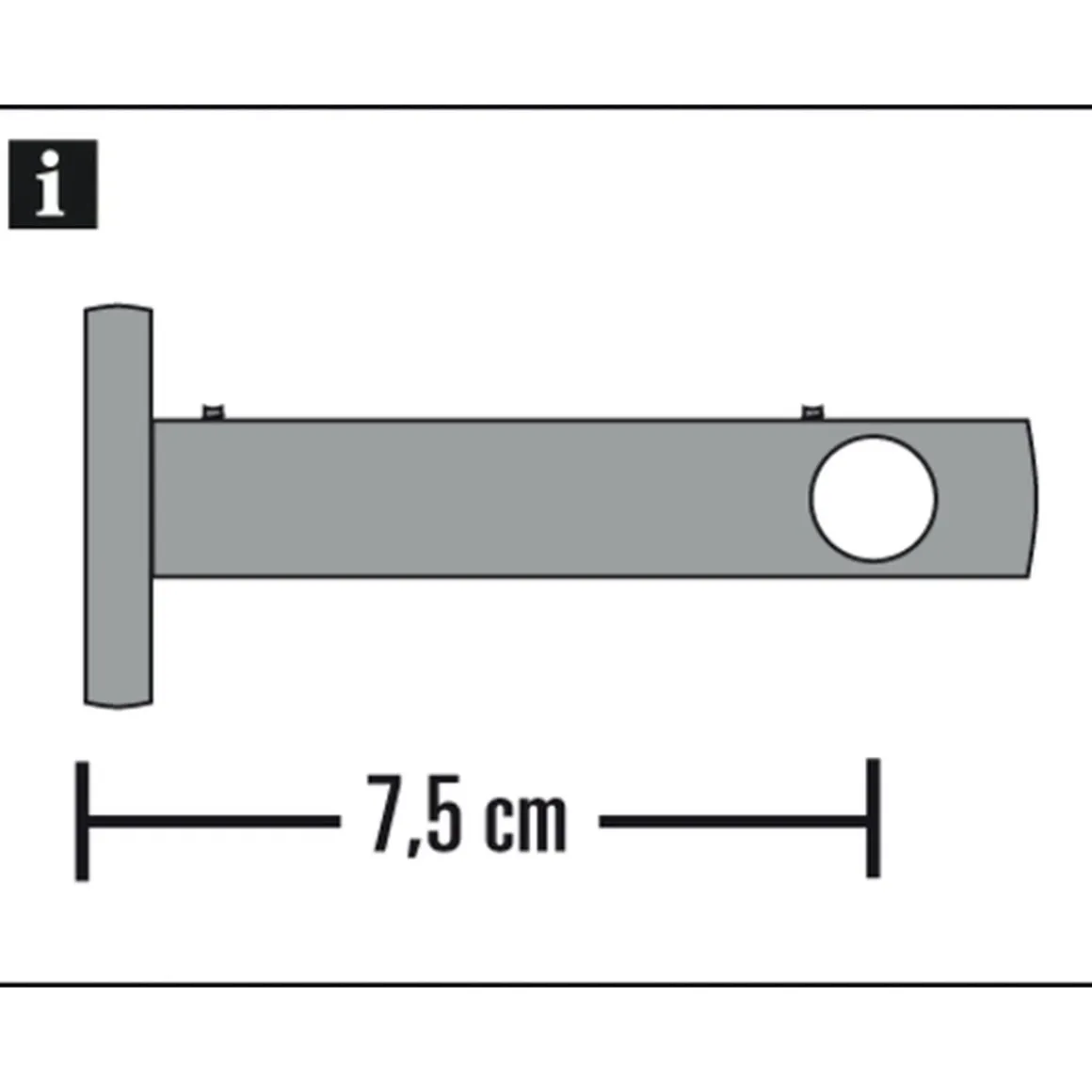 Träger 7,5 cm New York 12 mm edelszahl
