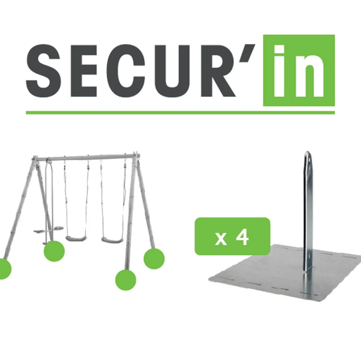 Trigano Metall-Schaukelbefestigung Secur In