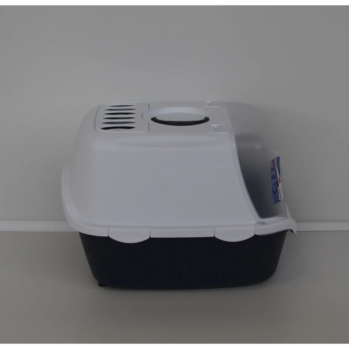 Trix Katzentoilette Vico Open Top40x40x56cm blaugrau/weiss
