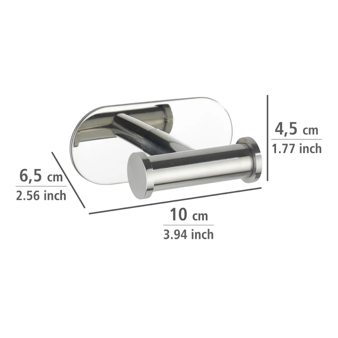 Turbo-Loc Wandhaken Duo Orea Shine Edels