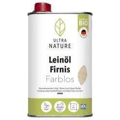 Ultra Nature Leinöl Firnis Farblos 0.5 L