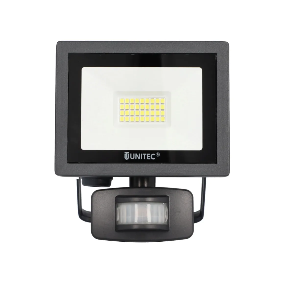 Unitec LED Wand-Strahler Bewegungsmelder 20W 1600lm anthrazit