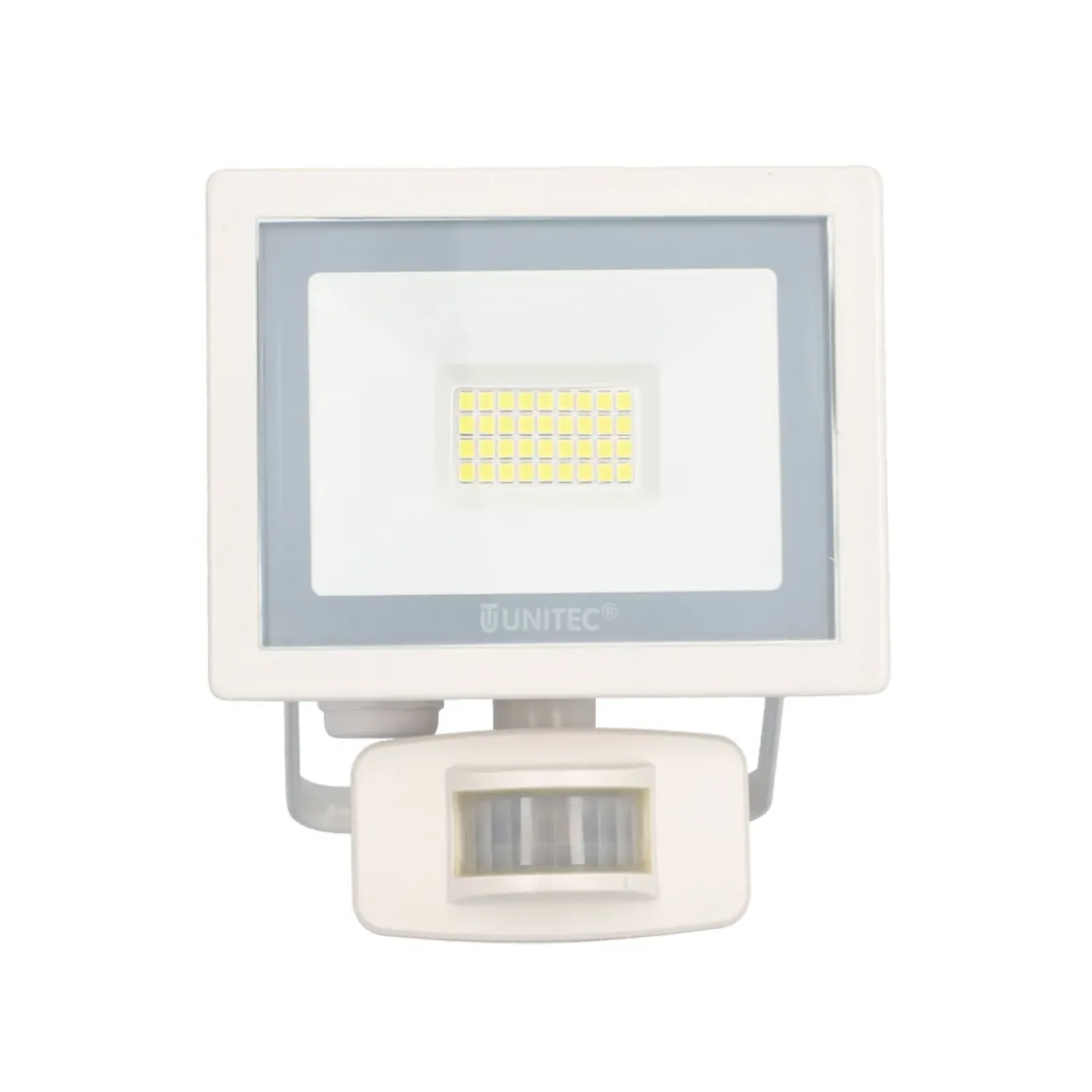 Unitec LED Wandstrahler mit Bewegungsmelder 20W 1600lm weiss